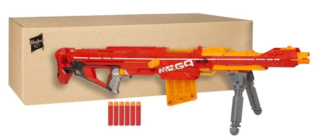 Nerf Mega Sniper Scope, Foam Rifle Darts Bullets