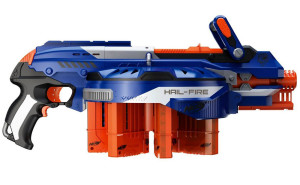 The Nerf Hail-Fire is the Highest Capacity Nerf Blaster